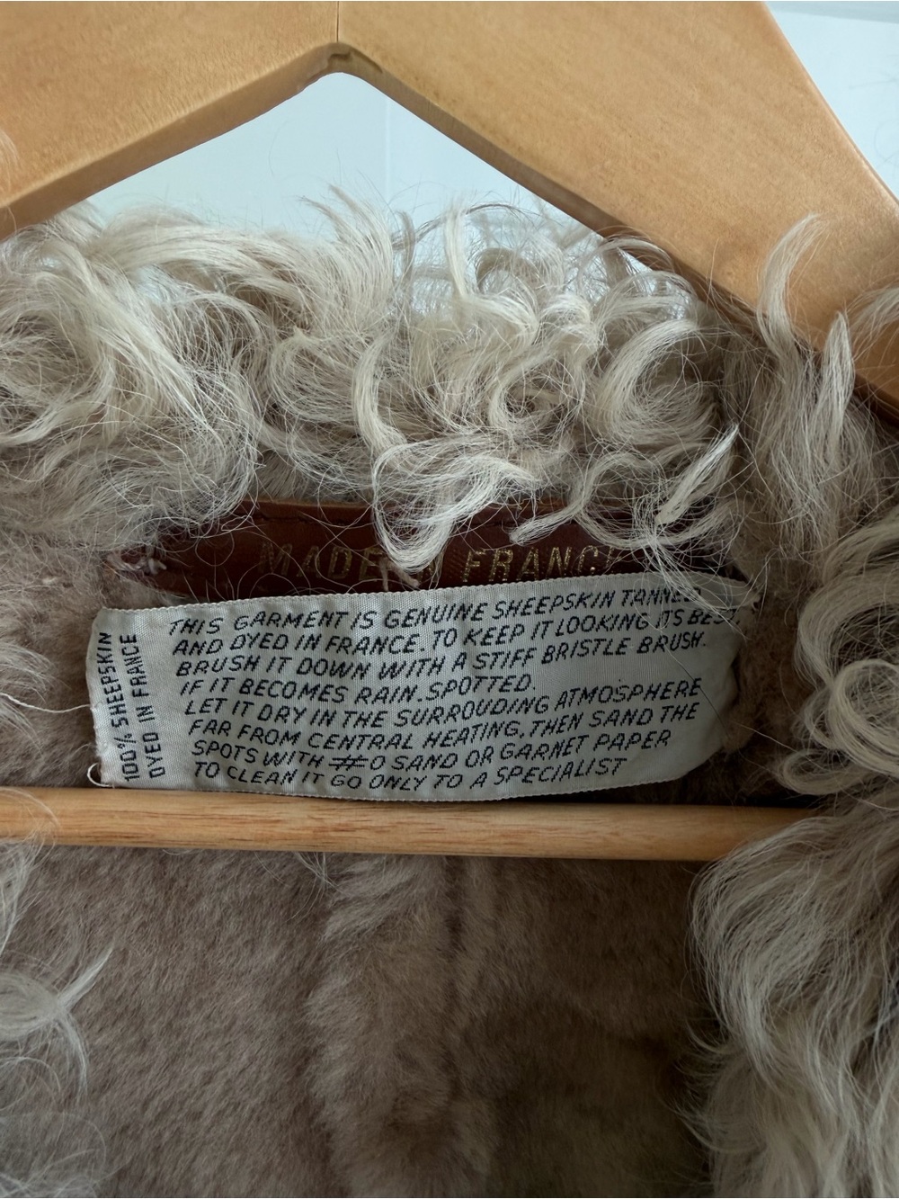 1970's Saks 5th Penny Lane Coat- Sheep Skin - Picture 6 of 13